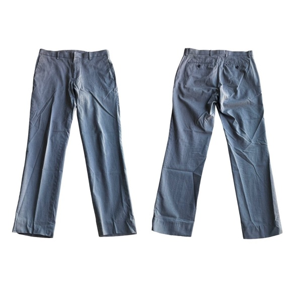 Banana Republic Men’s Slim Fit Trouser Pant Gray Size 31W 29L cotton spandex - Picture 7 of 7